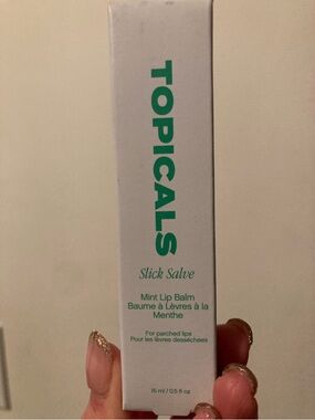 2/$25 💸 Topicals Slick Salve Mint Lip Balm